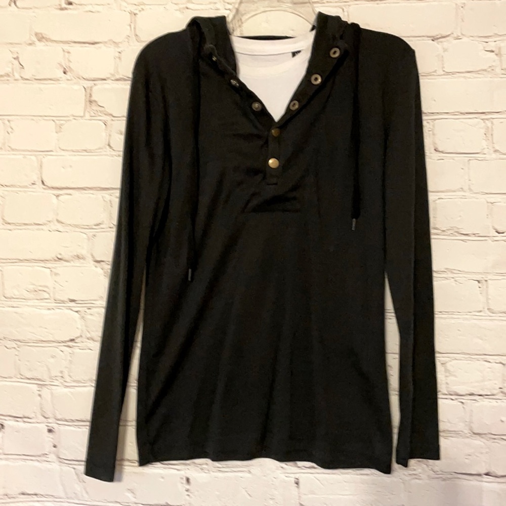 Hooded Long Sleeve Shirt